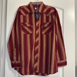 NWT Avalon Men's Western Shirt Sz L